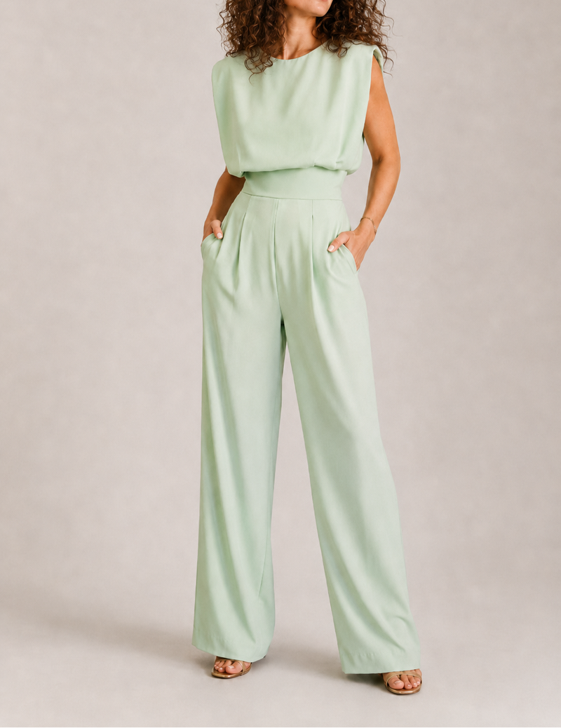Györgyi | Elegáns Ujjatlan Jumpsuit
